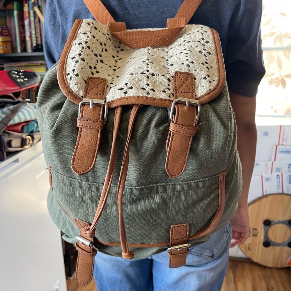 CANVAS MILITARY RUCKSACK Small Back Pack - Picture 12 of 14